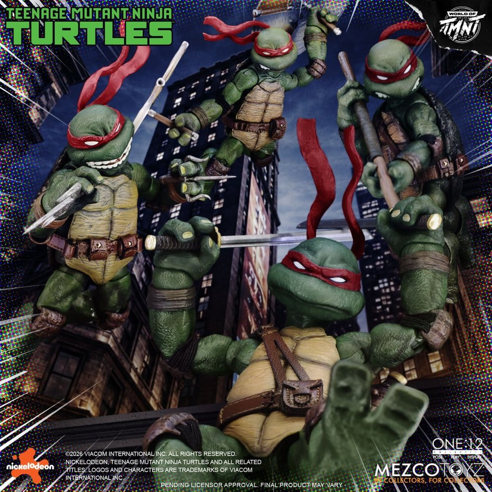 Teenage Mutant Ninja Turtles One:12 Collective Actionfiguren 1/12 Boxed Set 17 cm