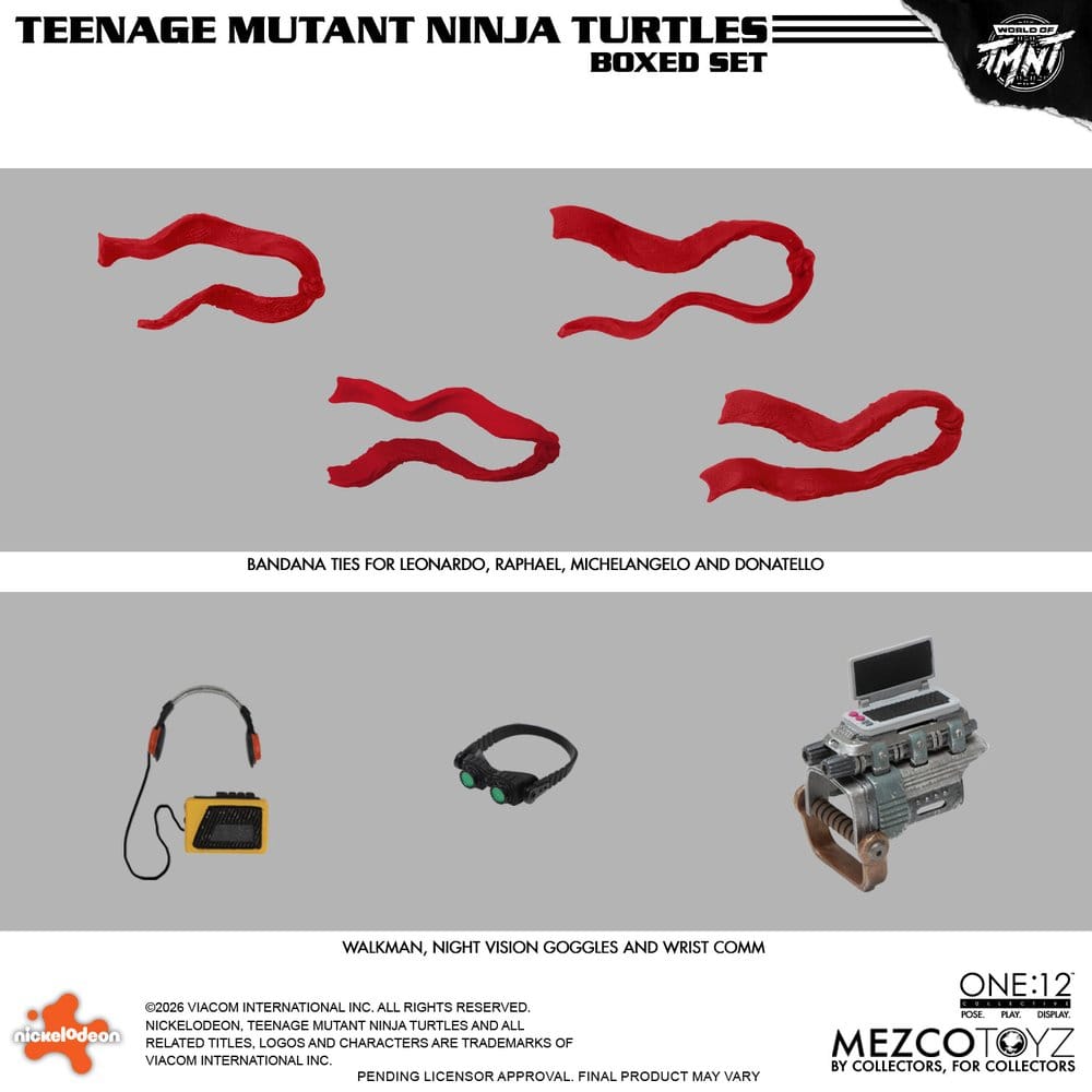Teenage Mutant Ninja Turtles One:12 Collective Actionfiguren 1/12 Boxed Set 17 cm