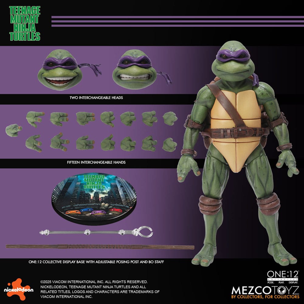 Teenage Mutant Ninja Turtles Actionfiguren Box-Set 1/12 Teenage Mutant Ninja Turtles (1990 Movie) 15 cm
