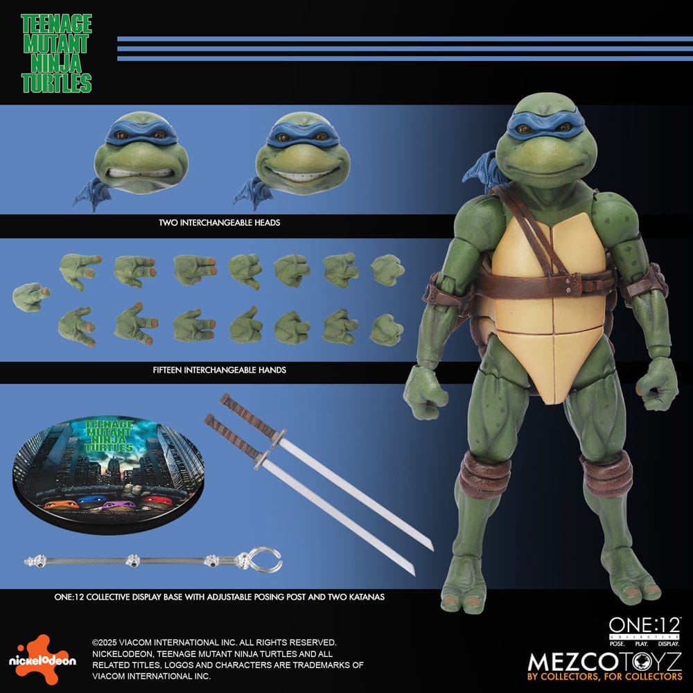 Teenage Mutant Ninja Turtles Actionfiguren Box-Set 1/12 Teenage Mutant Ninja Turtles (1990 Movie) 15 cm