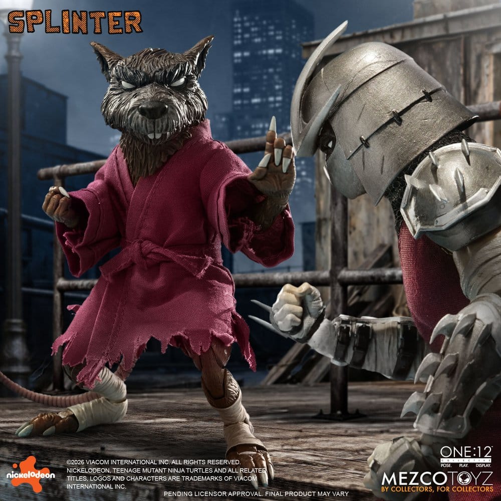 Teenage Mutant Ninja Turtles One:12 Collective Actionfigur 1/12 Splinter 17 cm