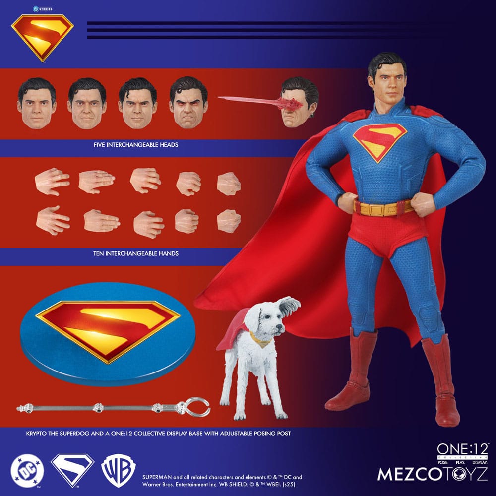 Superman (2025) Actionfigur 1/12 Superman 17 cm