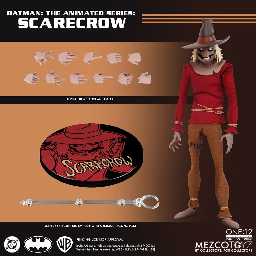Batman: Die Zeichentrickserie One:12 Collective Actionfigur Scarecrow 17 cm