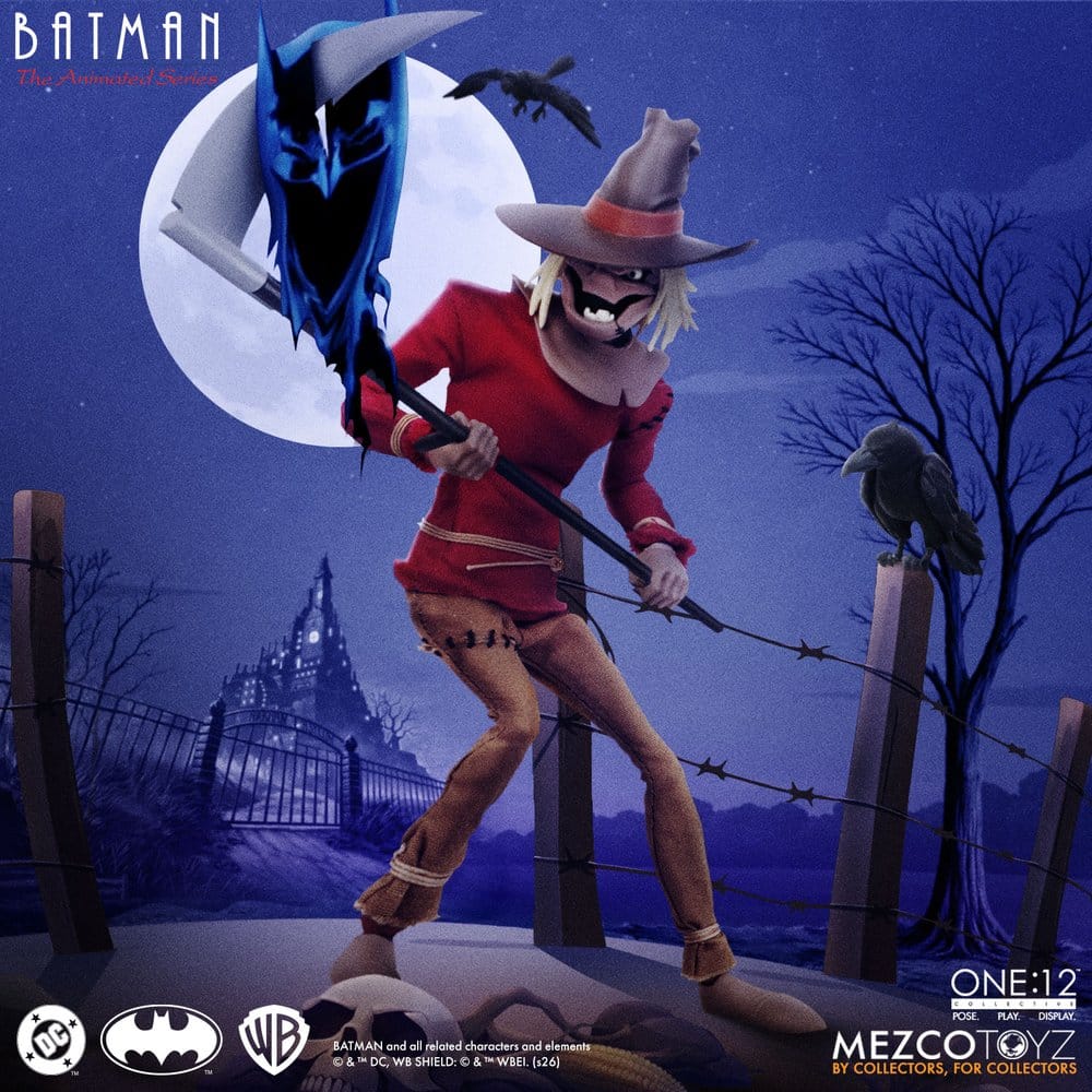 Batman: Die Zeichentrickserie One:12 Collective Actionfigur Scarecrow 17 cm