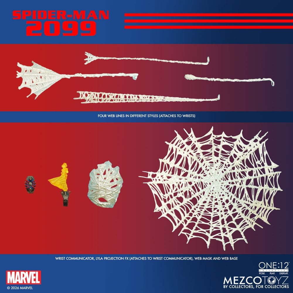 Marvel Comics One:12 Collective Actionfigur 1/12 Spider-Man 2099 17 cm