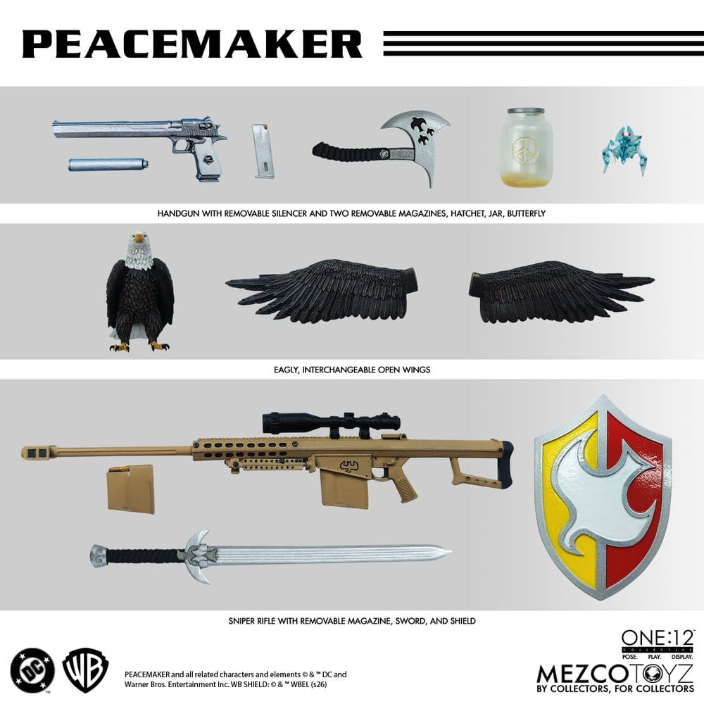 DC Comics One:12 Collective Actionfigur 1/12 Peacemaker 17 cm