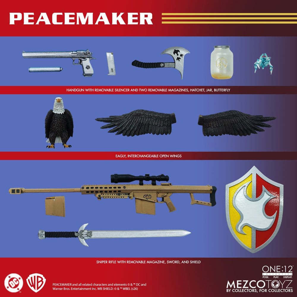 DC Comics One:12 Collective Actionfigur 1/12 Peacemaker 17 cm