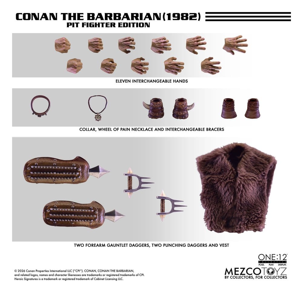 Conan der Barbar One:12 Collective Actionfigur 1/12 Conan (Pit Fighter Edition) 16 cm
