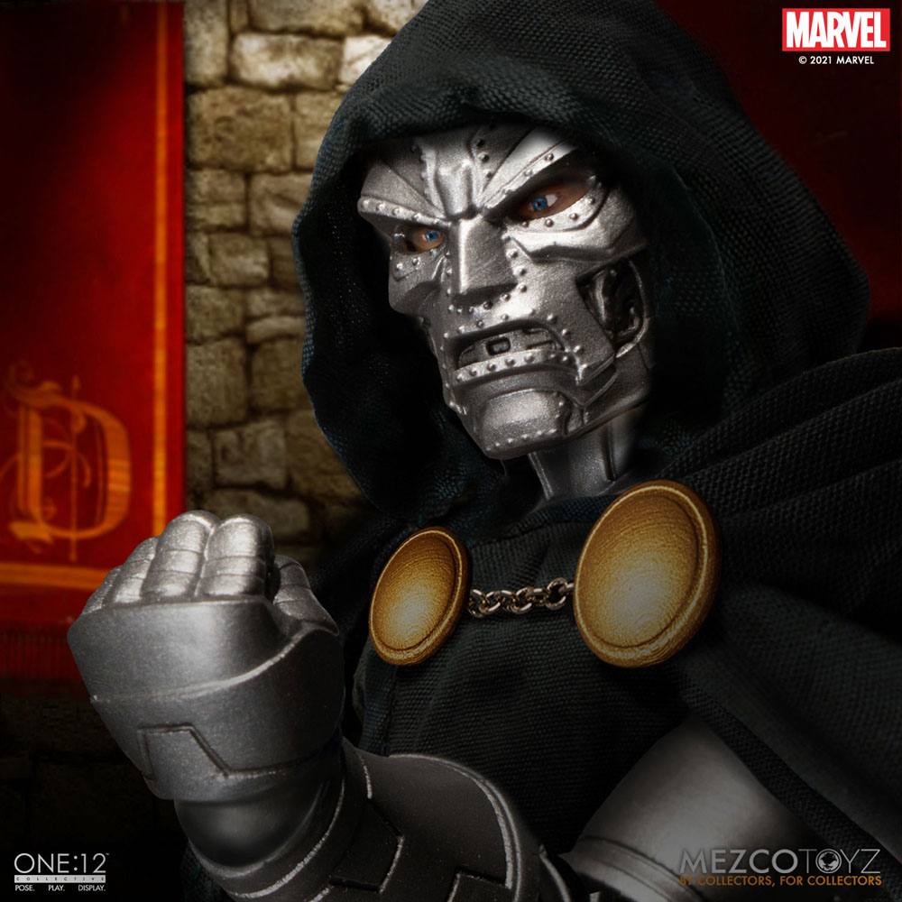 Marvel Actionfigur 1/12 Doctor Doom 17 cm