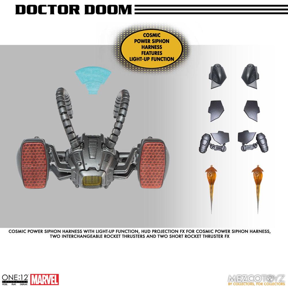 Marvel Actionfigur 1/12 Doctor Doom 17 cm