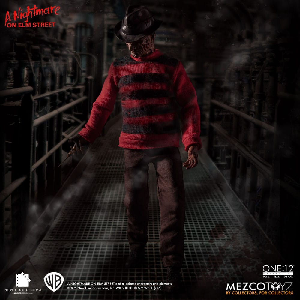 Nightmare On Elm Street Actionfigur 1/12 Freddy Krueger 17 cm
