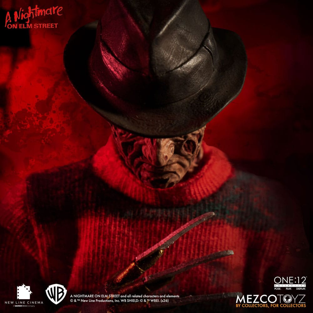 Nightmare On Elm Street Actionfigur 1/12 Freddy Krueger 17 cm