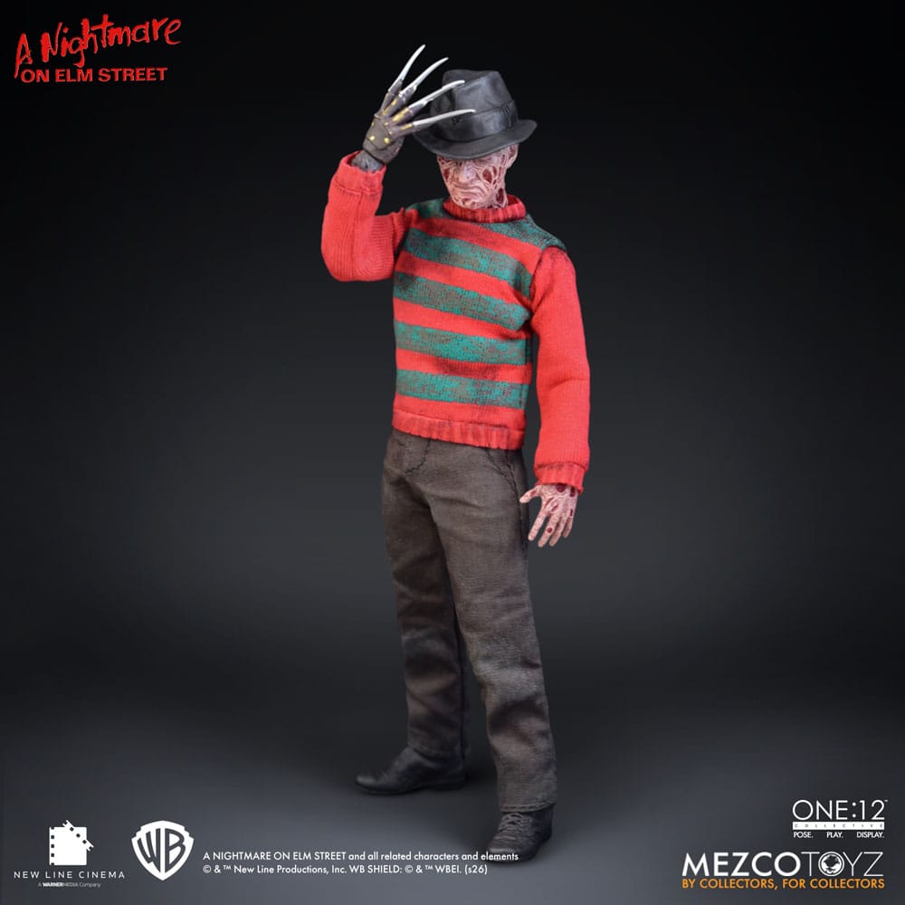 Nightmare On Elm Street Actionfigur 1/12 Freddy Krueger 17 cm