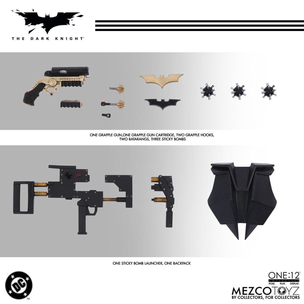 The Dark Knight Actionfigur 1/12 Batman 17 cm