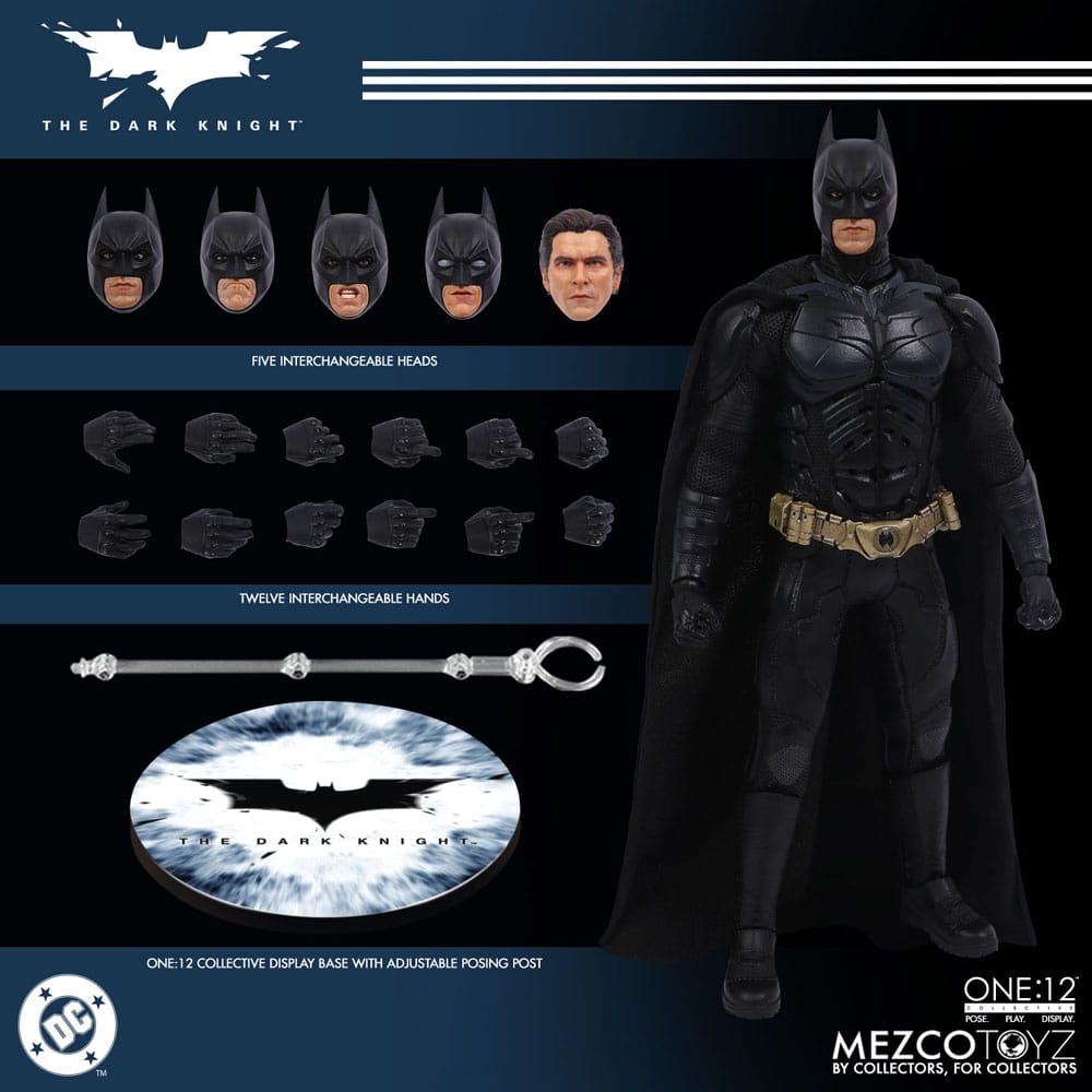 The Dark Knight Actionfigur 1/12 Batman 17 cm