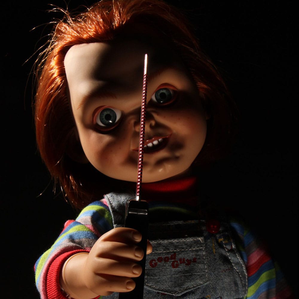 Chucky Die Mörderpuppe Puppe mit Sound Sneering Chucky 38 cm 