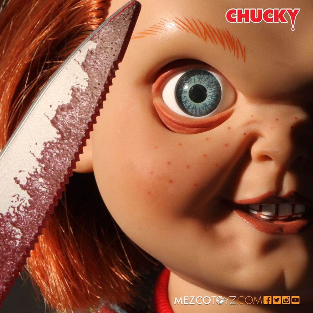 Chucky Die Mörderpuppe Puppe mit Sound Sneering Chucky 38 cm 