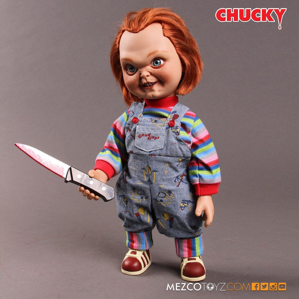 Chucky Die Mörderpuppe Puppe mit Sound Sneering Chucky 38 cm 