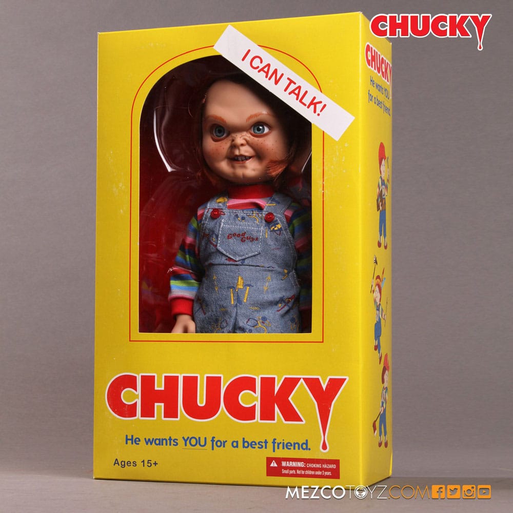 Chucky Die Mörderpuppe Puppe mit Sound Sneering Chucky 38 cm 