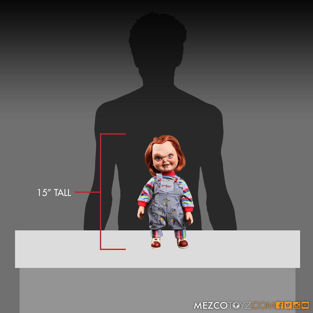 Chucky Die Mörderpuppe Puppe mit Sound Sneering Chucky 38 cm 