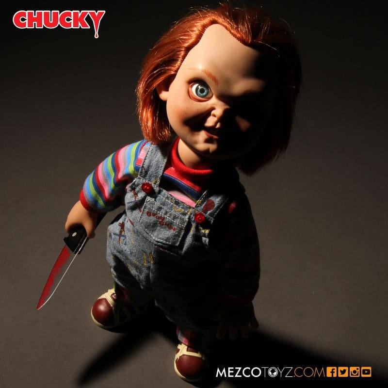 Chucky Die Mörderpuppe Puppe mit Sound Sneering Chucky 38 cm 