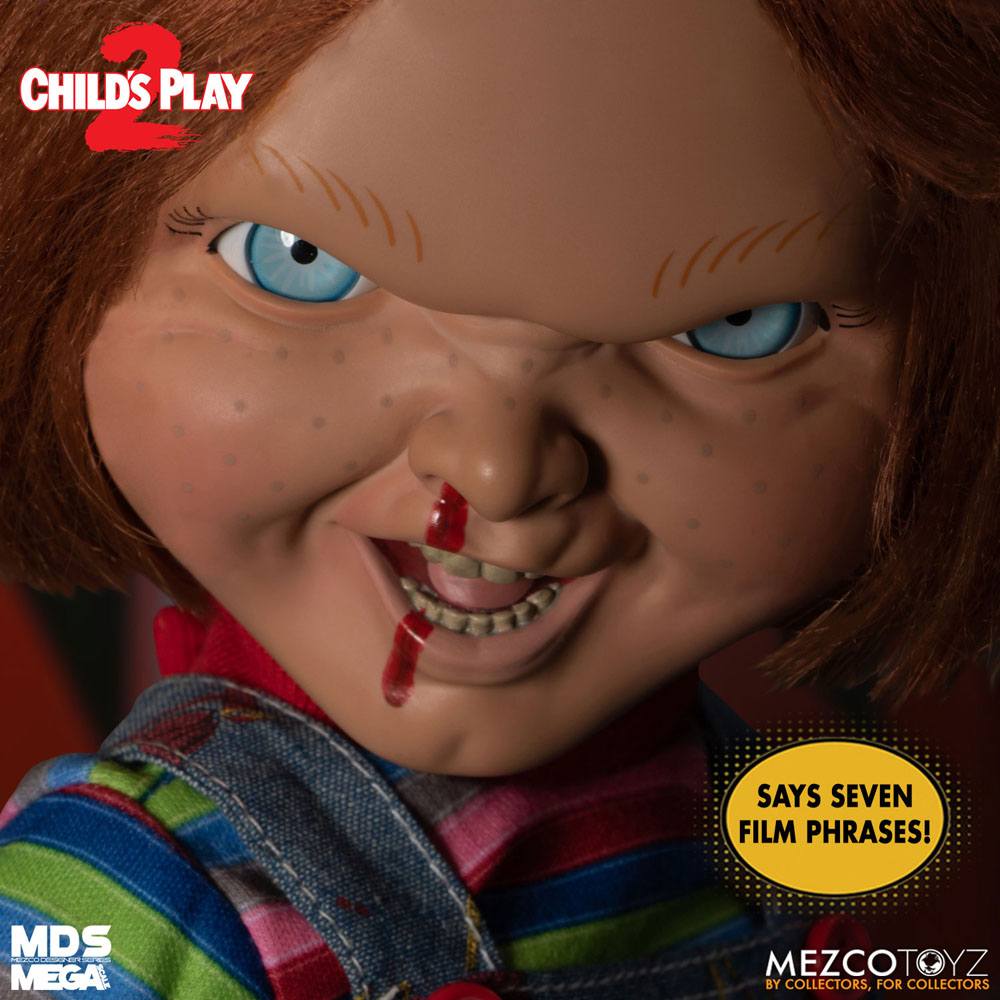 Chucky Die Mörderpuppe 2 Designer Series Sprechende Puppe Menacing Chucky 38 cm
