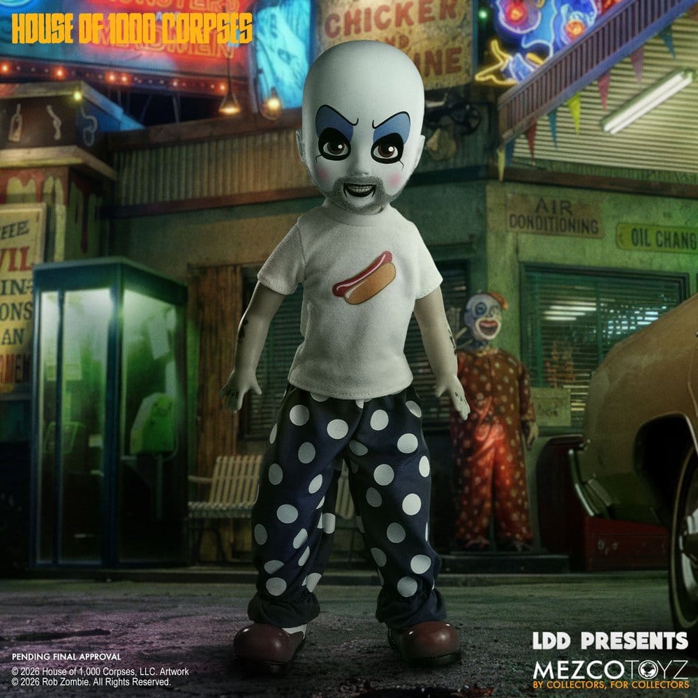 Haus der 1000 Leichen LDD Presents Puppe Captain Spaulding 25 cm