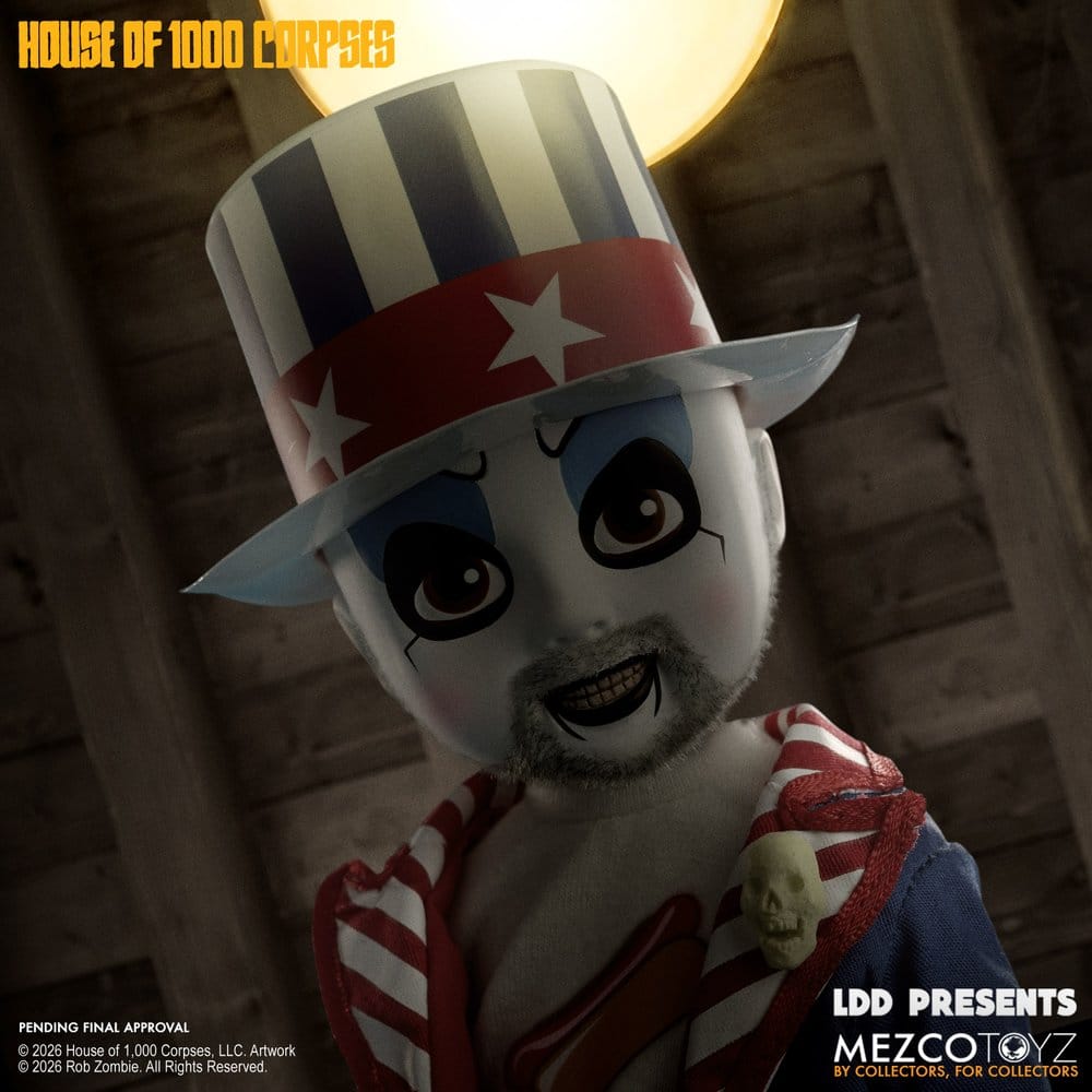 Haus der 1000 Leichen LDD Presents Puppe Captain Spaulding 25 cm