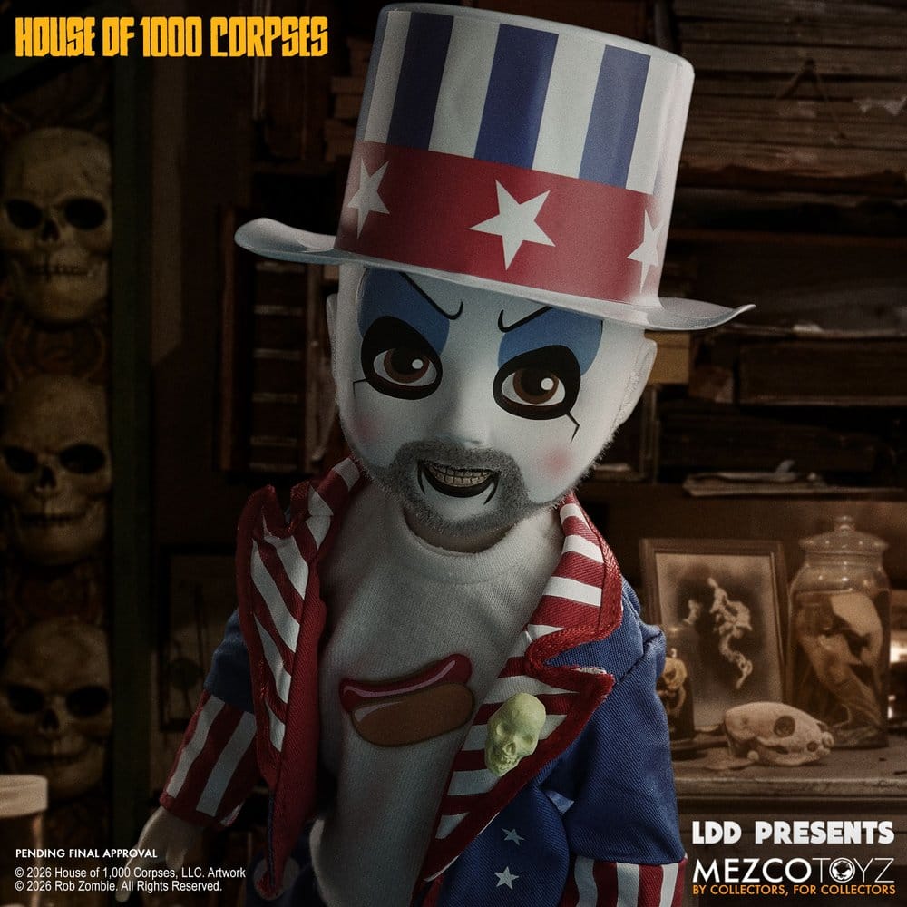 Haus der 1000 Leichen LDD Presents Puppe Captain Spaulding 25 cm