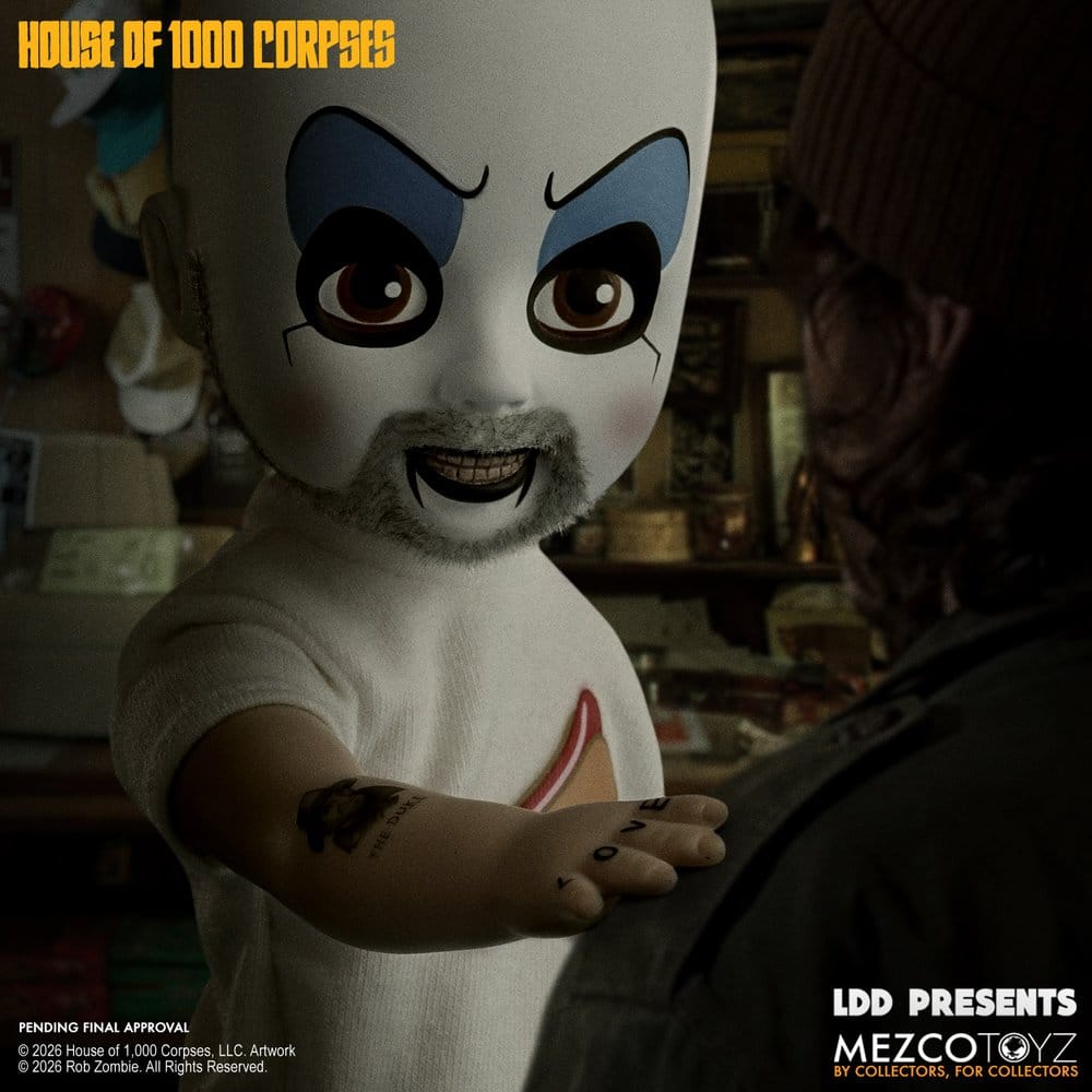 Haus der 1000 Leichen LDD Presents Puppe Captain Spaulding 25 cm