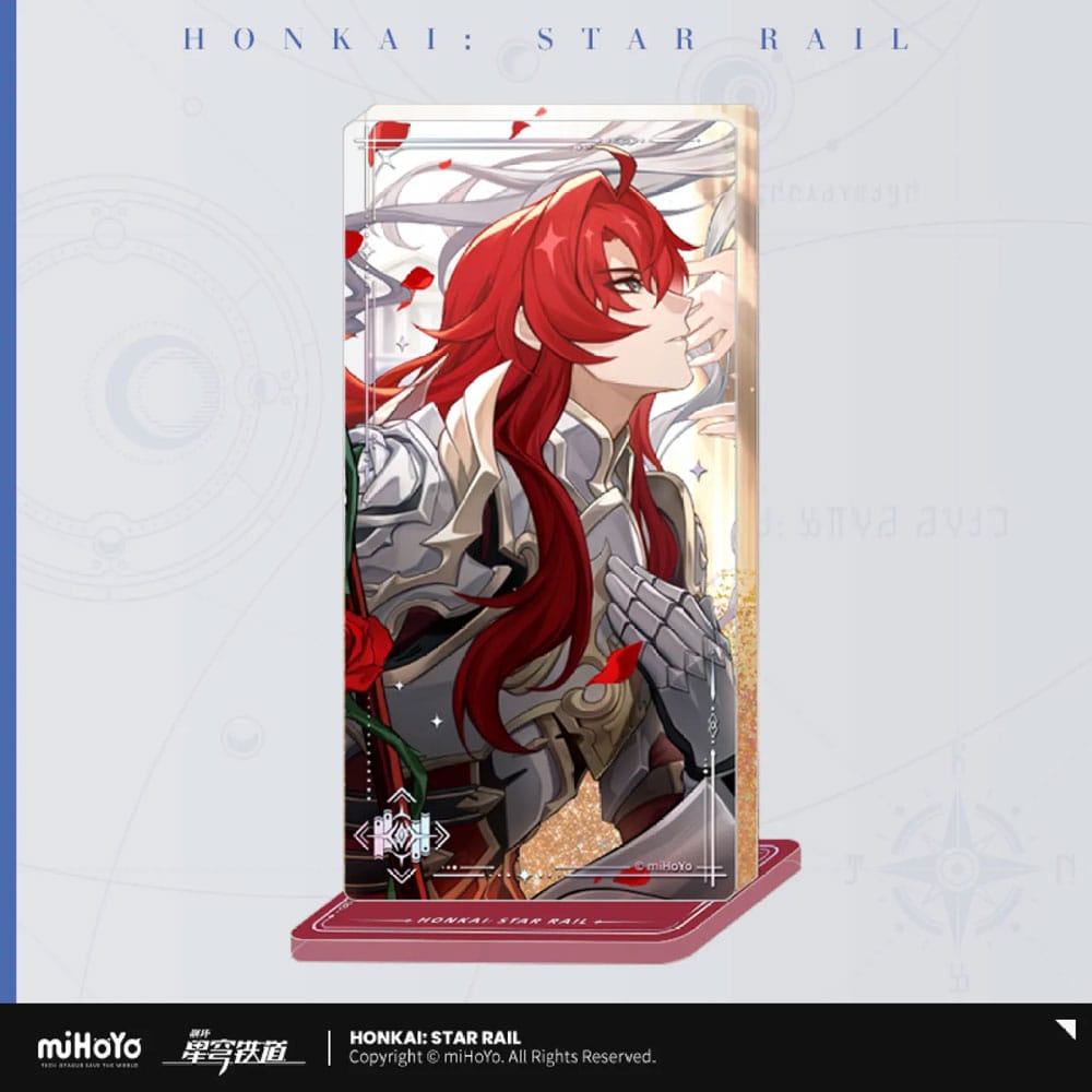 Honkai: Star Rail Light Cone Acryl Ornament mit Glitzer: Argenti An Instant Before a Gaze 15 cm   