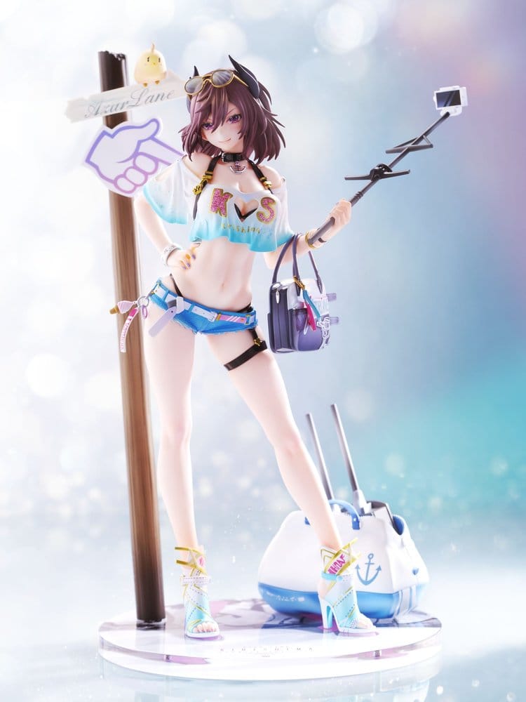 Azur Lane PVC Figur 1/7 Kirishima Bravely Summer 28 cm