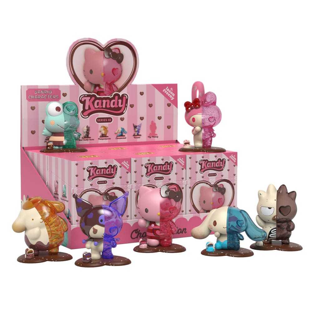 Kandy x Sanrio Blind Box ft. Jason Freeny Collection Series 2 (Choco Ed.) Display (6) 
