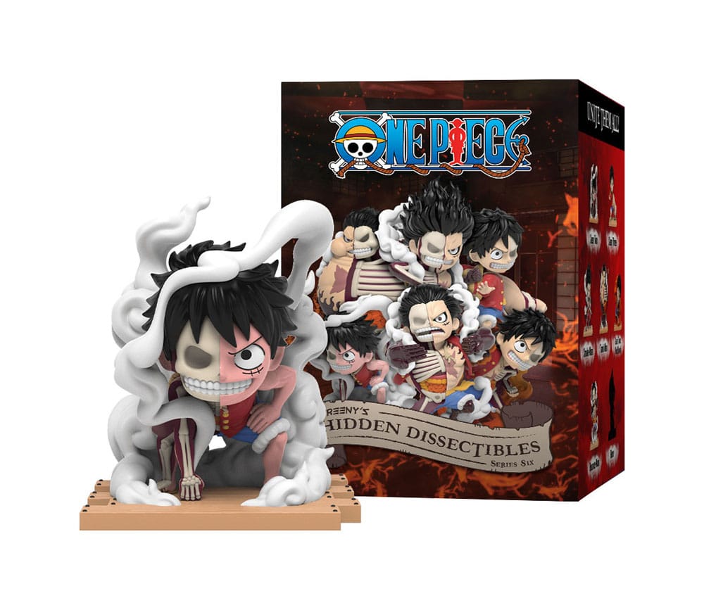 One Piece Blind Box Hidden Dissectibles Series 6 (Luffy Gear's) Display (6) 