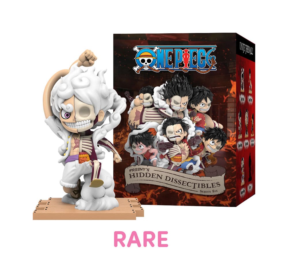 One Piece Blind Box Hidden Dissectibles Series 6 (Luffy Gear's) Display (6) 