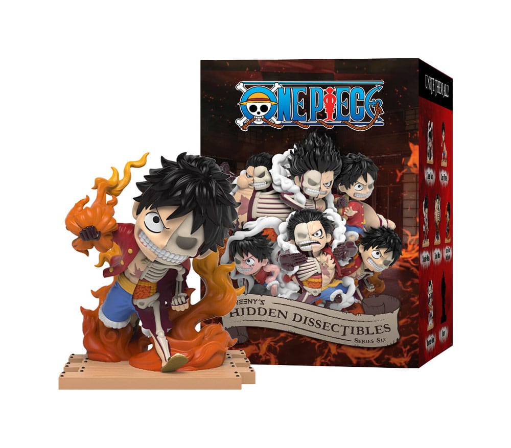 One Piece Blind Box Hidden Dissectibles Series 6 (Luffy Gear's) Display (6) 