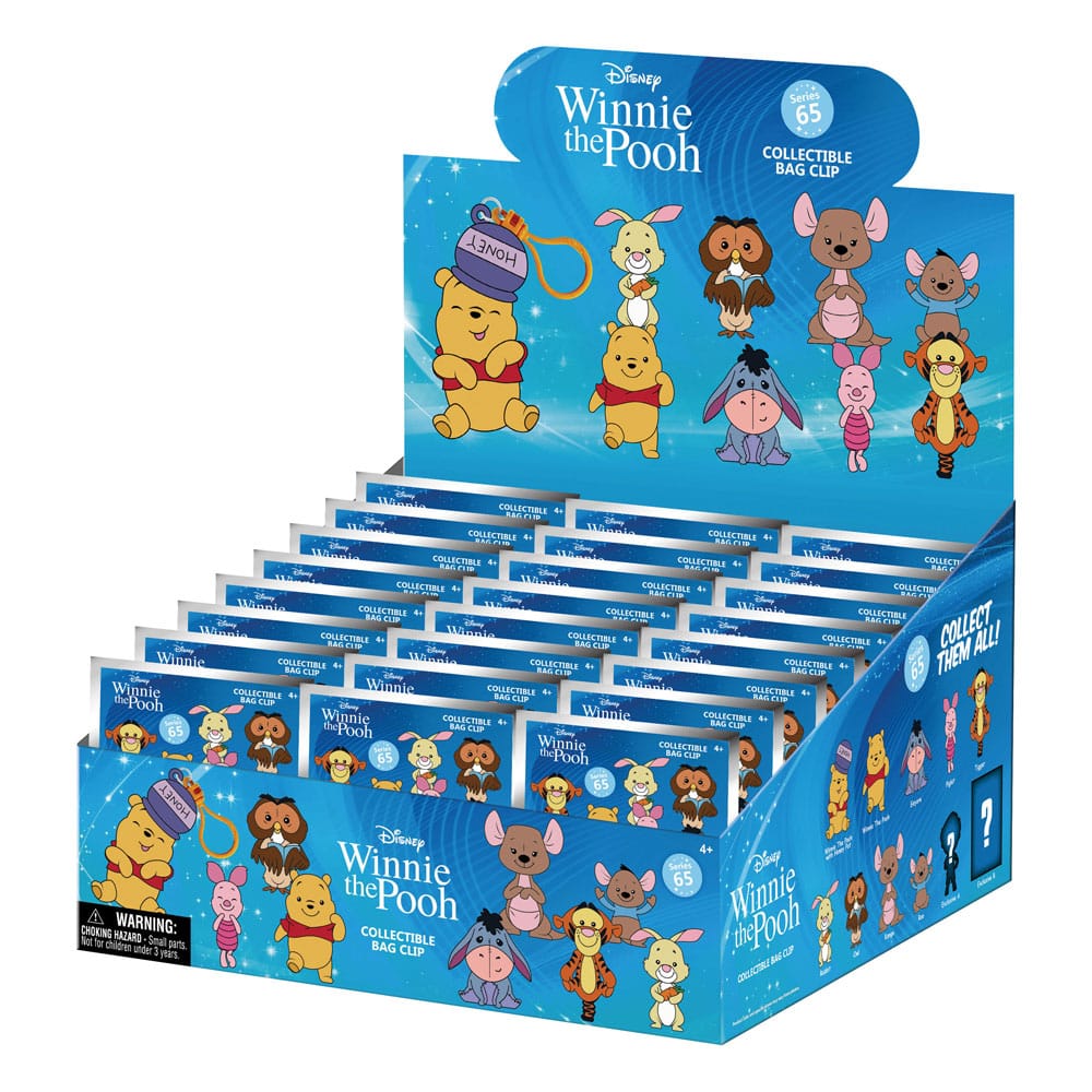 Winnie Puuh 3D PVC-Taschenanhänger Series 2 Display (24)