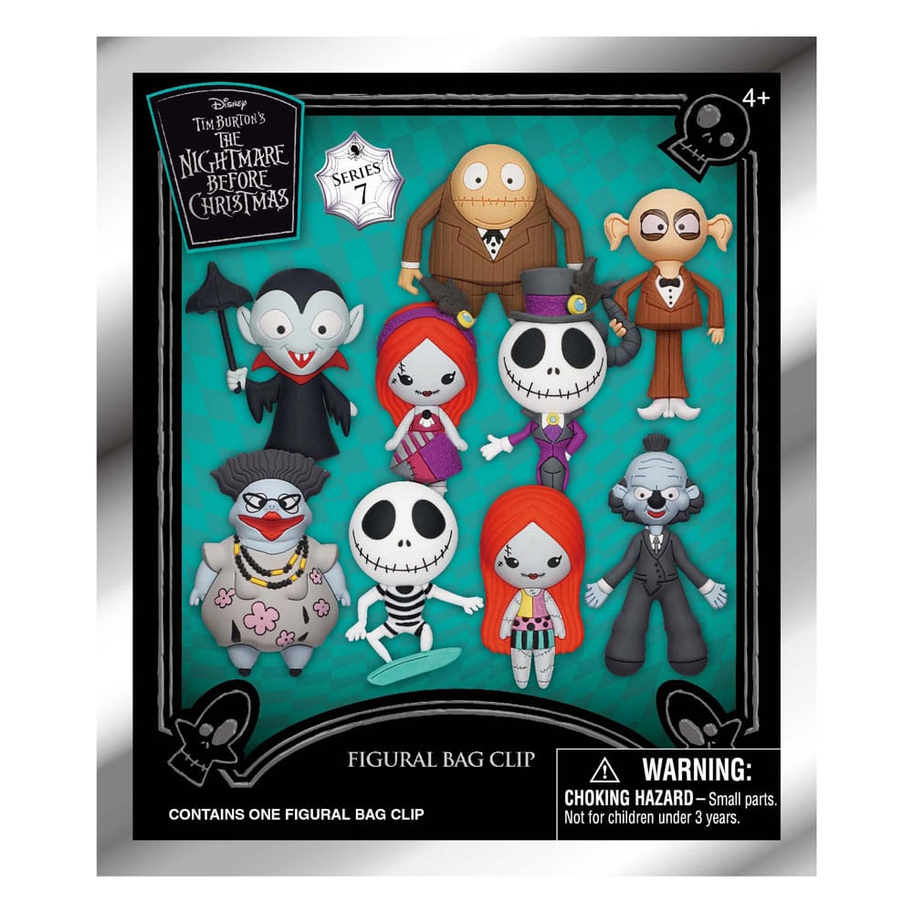 Nightmare before Christmas 3D PVC-Taschenanhänger Series 7 Display (24)           