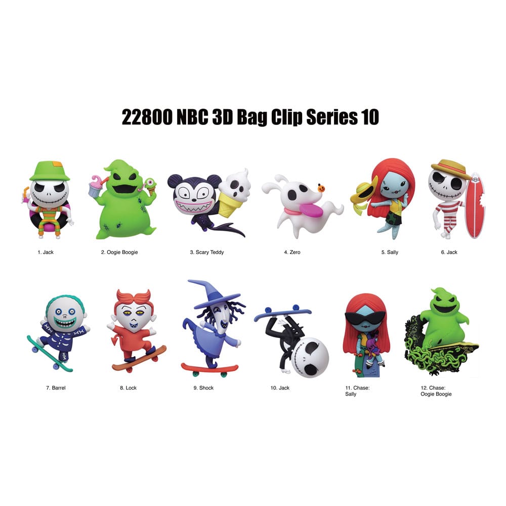 Nightmare Before Christmas PVC-Taschenanhänger Serie 10 Display (24)