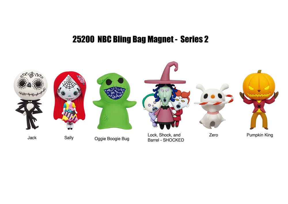 Nightmare before Christmas Magnete blind pack Series 2 Display (12)     
