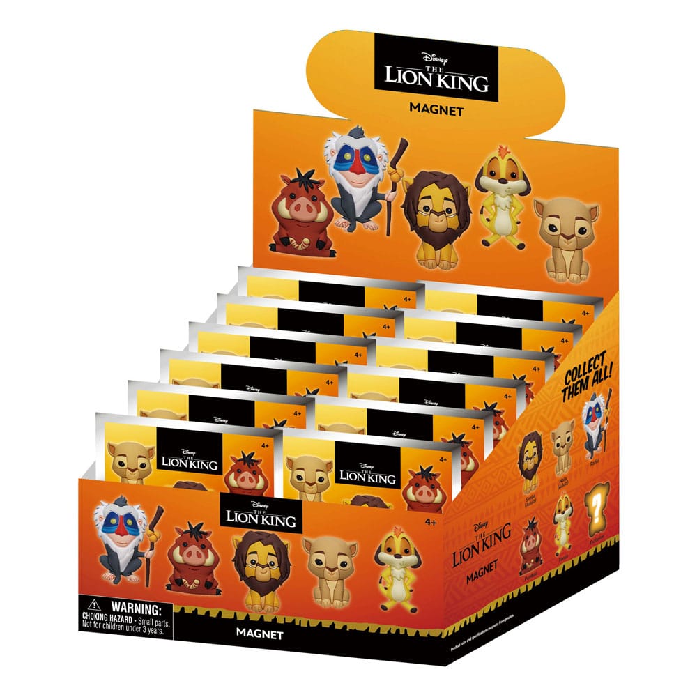 Der König der Löwen Magnete Blind Pack Series 1 Display (12)     