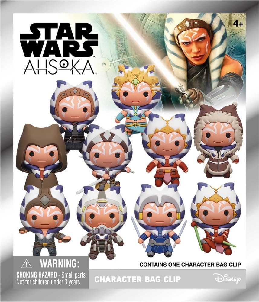 Star Wars Ahsoka 3D PVC-Taschenanhänger Serie 1 Blind Bag Display (24)