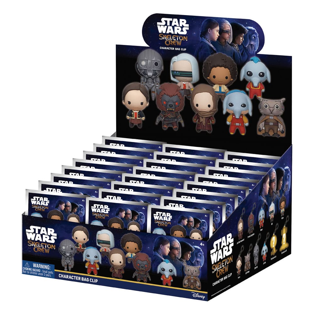 Star Wars 3D PVC-Taschenanhänger Skeleton Crew Display (24)            