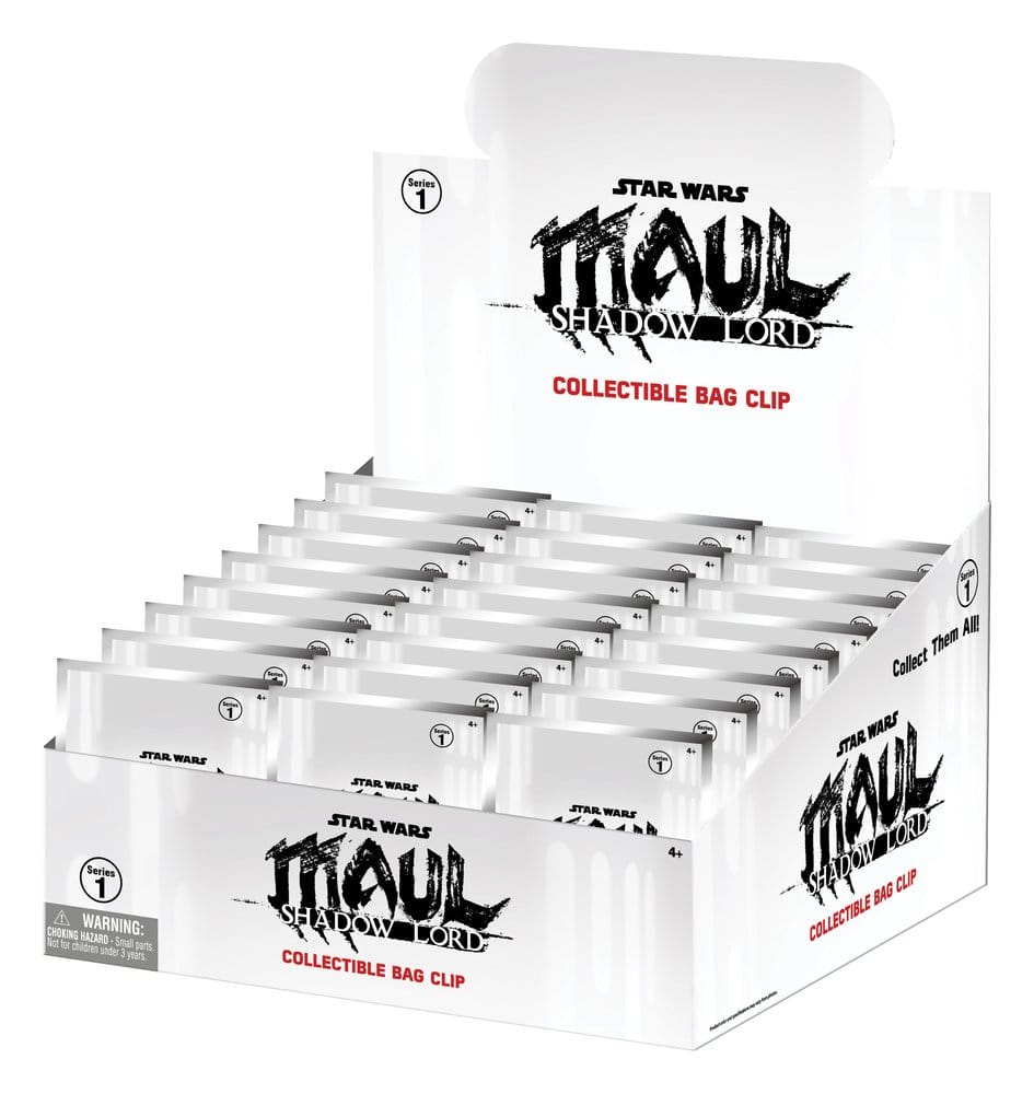 Star Wars: Maul - Shadow Lord 3D PVC-Taschenanhänger Serie 1 Display (24)