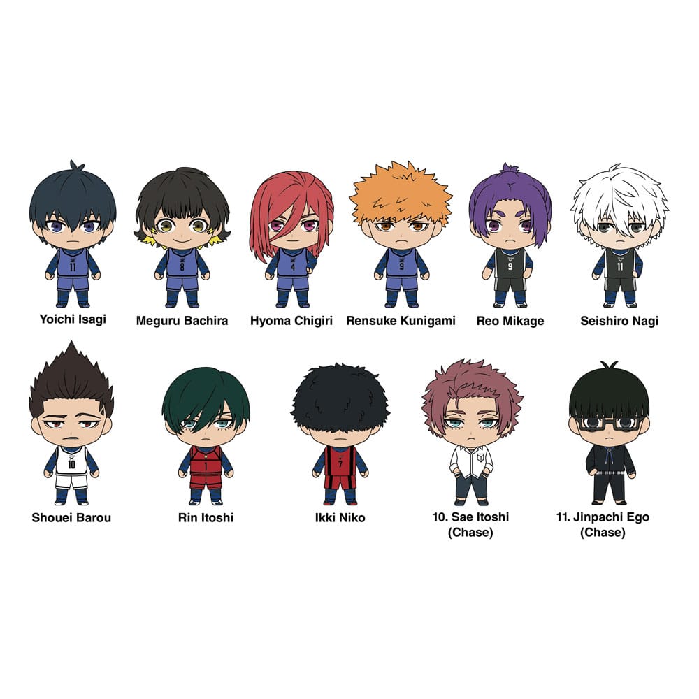Blue Lock 3D PVC-Taschenanhänger Series 1 Display (24)       