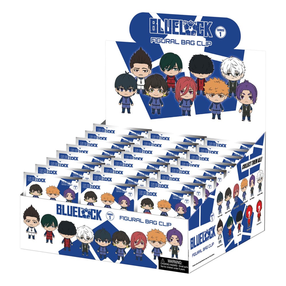 Blue Lock 3D PVC-Taschenanhänger Series 1 Display (24)       