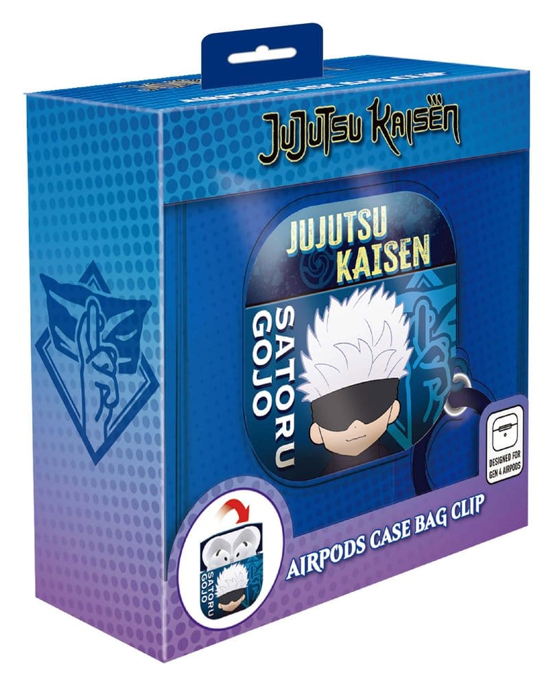 Jujutsu Kaisen 3D Schaumstoff Airpods Hülle Taschenanhänger Gojo Display (12)