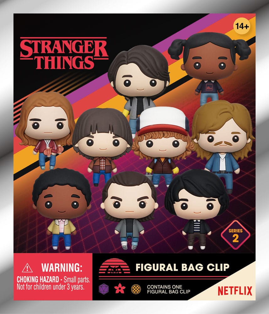 Stranger Things 3D PVC-Taschenanhänger Series 2 Display (24)      