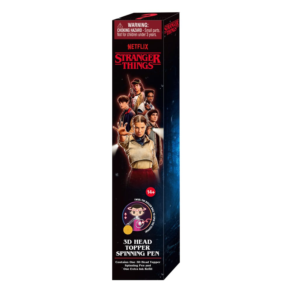 Stranger Things Stift 3D Head Topper Spinning Pen