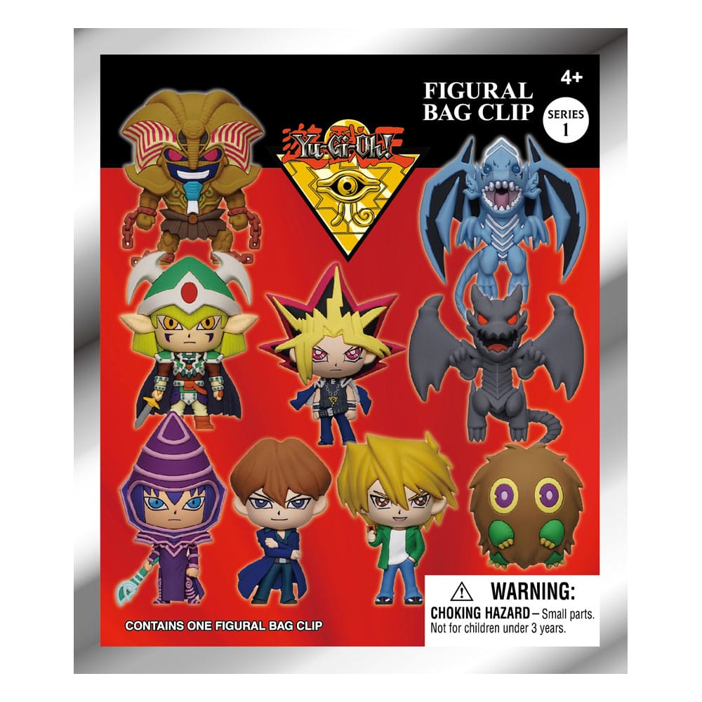 Yu-Gi-Oh 3D PVC-Taschenanhänger Series 1 Display (24) 